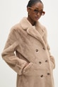 Answear.LAB płaszcz beżowy NA3066.FLK