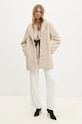 Kabát Answear.LAB 6873.ilk béžová WZ24