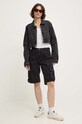 Answear.LAB kurtka jeansowa 6630.ijs czarny WZ24