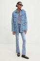 Džínová bunda Answear.LAB 6216.TMS modrá WZ24