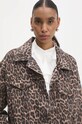 Джинсова куртка Answear.LAB sng.1..ios коричневий