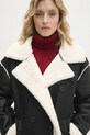 Answear Lab palton negru LC240202.HLK