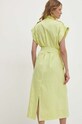 Ρούχα Φόρεμα με λινό Answear.LAB 250206.HWK πράσινο