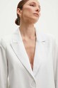 Answear Lab blazer din amestec de in alb LD0856.HMS