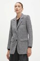 Answear Lab sacou negru ZY896.HLK