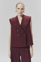 Γιλέκο Answear.LAB μπορντό W24W.LF.120514.tjs