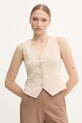 Безрукавка Answear Lab бежевий RM464.FKK