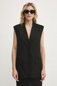 Безрукавка Answear.LAB Lc240196.HLK чорний WZ24