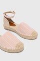 Answear Lab espadryle różowy 7173.HWK