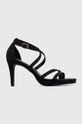 Sandale Answear Lab štikla crna NS2383.HWK