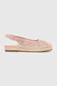 Espadrilky Answear Lab textilný ružová 6636.FKK