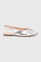 Answear Lab balerini imitatie de piele argintiu 8196.iw