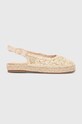 Answear Lab espadryle syntetyczny beżowy mulan.iw