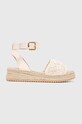 Answear Lab espadryle platforma beżowy 7192.iw