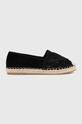 Answear Lab espadryle tekstylny czarny 3389.hh