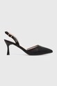 Answear Lab pantofi cu toc calcai expus negru J189.HMS