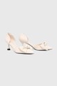 Answear Lab pantofi cu toc 588.203.HMS bej WZ24
