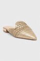 Answear Lab klapki imitacja skóry licowej złoty 95180.ijs