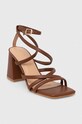 Answear Lab sandały słupek brązowy l1030.ijs