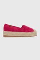 Espadrile Answear.LAB platforma roza q355010.IKK