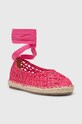 Answear Lab espadrile textil roz 2681.IKK