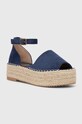 Answear Lab sandale imitatie de piele intoarsa bleumarin 7263.IKK