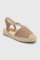 Answear Lab espadryle YT9901.hms brązowy WZ24