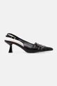 Answear Lab pantofi cu toc calcai expus negru 95232.ims