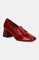 Lodičky Answear.LAB imitace lakované kůže červená c.533.fos
