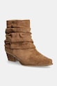 Answear.LAB botki słupek brązowy 2509.HWK