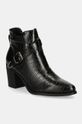 Answear Lab botine 5-8 cm negru m395.tos