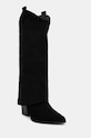 Vysoké čižmy Answear.LAB nezateplené čierna RQ505.hos