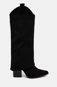 Vysoké čižmy Answear.LAB RQ505.hos čierna WZ24