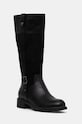 Vysoké čižmy Answear.LAB textilný čierna LQ773.hos