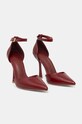 Încălțăminte Answear Lab pantofi cu toc ms18031.ios burgundia