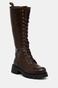 Answear Lab stivali flat marrone g691.ios