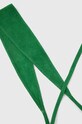 Answear Lab curea din piele intoarsa F035.HWK verde WW25
