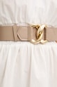 Answear.LAB pasek skórzany 829.cms beżowy