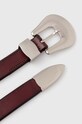 Кожаный ремень Answear.LAB 832.cms бордо WZ24