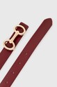 Accesorii Answear Lab curea de piele 1999.1.hms burgundia