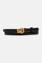 Answear Lab curea de piele 1005.CMS negru WZ24