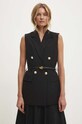 Answear Lab curea de piele negru 1005.CMS