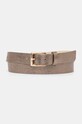 Answear Lab curea de piele aur C.102.hms