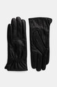 Kožené rukavice Answear.LAB usňová koža čierna fittedglove.fh