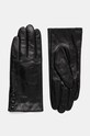 Kožené rukavice Answear.LAB nášivka černá classybuttons.fh