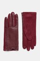 Answear.LAB rękawiczki imitacja skóry licowej czerwony ed.fs96.ios