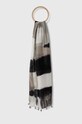 Answear Lab chusta tkanina czarny 741.CMS