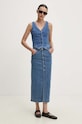 Джинсова спідниця Answear.LAB 7817.ijs блакитний WZ24