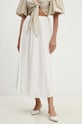 Answear.LAB spódnica bawełniana LD1013.HMS biały WZ24