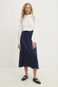 Спідниця Answear.LAB casual блакитний 7301.hms